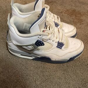 Jordan White and Blue Sneakers